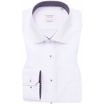 Eterna Mens Big Size Dynamic Cotton With Natural Stretch Long Sleeve Formal Shirt