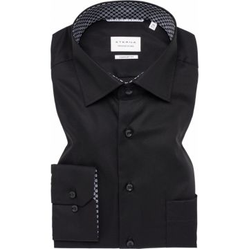 Eterna Mens Big Size Dynamic Cotton With Natural Stretch Long Sleeve Formal Shirt