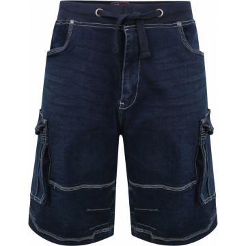 Kam Mens Big Size Cotton Stretch Combat Short With Elastic And Drawstring Waistband