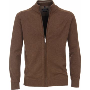 Casa Moda Plain Pima Cotton Zip Cardigan