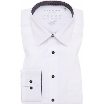 Eterna Mens Big Size High Stretch Cotton Comfort Fit Long Sleeve Formal Shirt