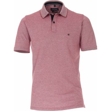 Casa Moda Mens Big Size Stretch Plain Cotton Polo With Contrast Collar