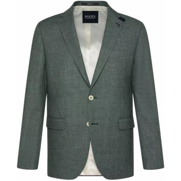 Digel Mens Big Size Micro Fibre Stretch Single breasted Sports Jacket With Side Vents