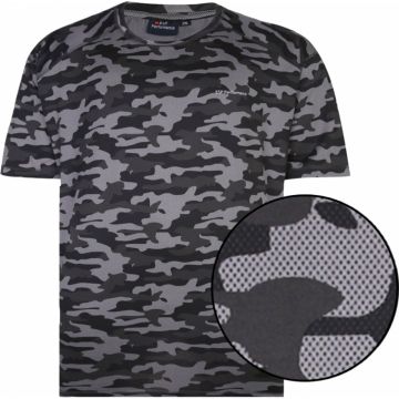 Espionage Mens Big Size Camouflage Print Performance TShirt
