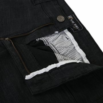 Kam Mens Big Size Rib Stretch Western Style Cotton Jean
