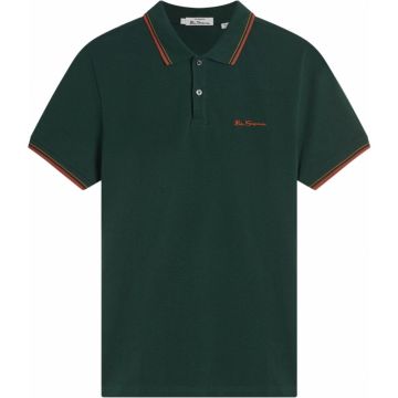 Ben Sherman Mens Big Size Organic Cotton Signature Fashion Polo Shirt