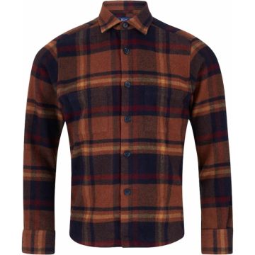 Drifter Mens Big Size Brushed Check Overshirt