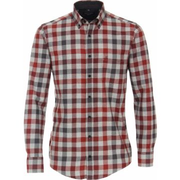 Casa Moda Mens Big Size Cashmere Feel Cotton Comfort Fit Long Sleeve Shirt