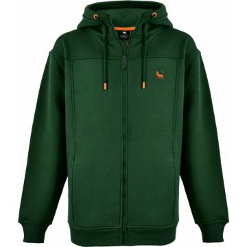 Lebrett Mens Big Size Zip Front Hoodie With Two Front Pockets