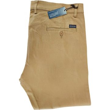 Ed Baxter Mens Big Size Low Front Cotton Stretch Chino