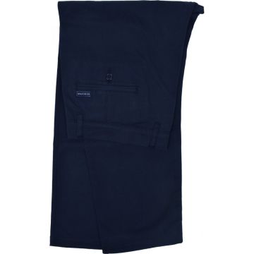 Ed Baxter Mens Big Size Low Front Cotton Stretch Chino