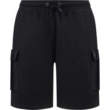 D555 Mens Big Size Elasticated Waist Fleece Cargo Shorts