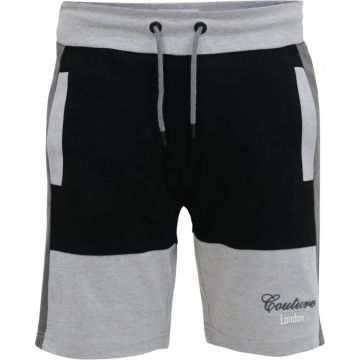 Duke Mens Big Size Kirton Multi Contrast Panel Light Jersey Cotton Couture Sport Short