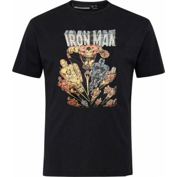 North Latitude Mens Big Size Marvel Iron Man Print Tshirt