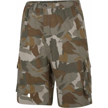 Espionage Mens Big Size Camouflage Printed Longer Length Ripstop Cargo Short