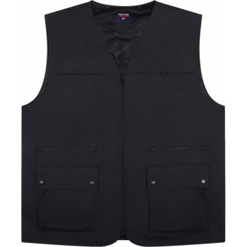 Espionage Mens Big Size Multi Pocket Utility Gilet With Mesh Lining