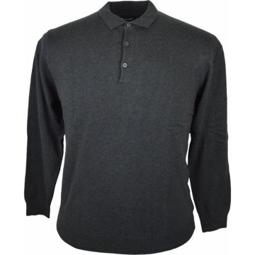 Kings Road Mens Big Size Plain Cotton Polo Knitwear