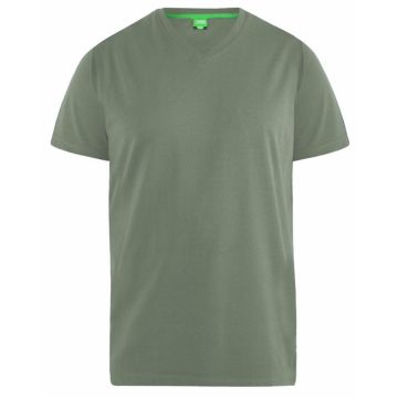 Duke Mens Big Size Plain Signature V Neck T Shirt