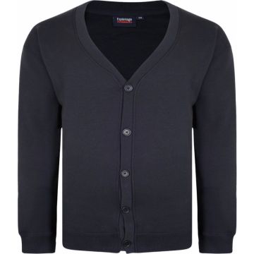 Espionage Mens Big Size Sweat Five Button Cardigan