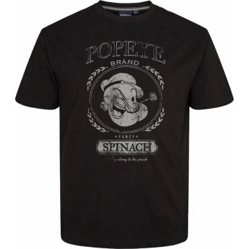 North 56 Mens Big Size Popeye Print Cotton Crew Neck T Shirt
