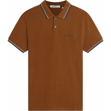 Ben Sherman Mens Big Size Organic Cotton Signature Fashion Polo Shirt