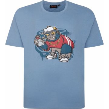 Espionage Mens Big Size Graffitti Graphic Print Tshirt