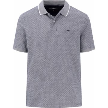 Fynch Hatton Mens Big Size Two Tone Jacquard Polo Shirt