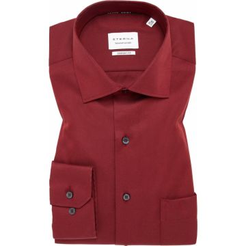 Eterna Mens Big Size Comfort Fit Cotton Twill Formal Long Sleeve Shirt