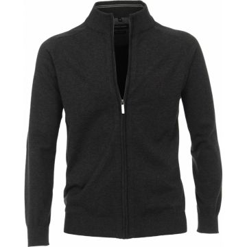 Casa Moda Plain Pima Cotton Zip Cardigan