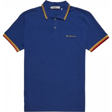 Ben Sherman Mens Big Size Organic Cotton Signature Fashion Polo Shirt