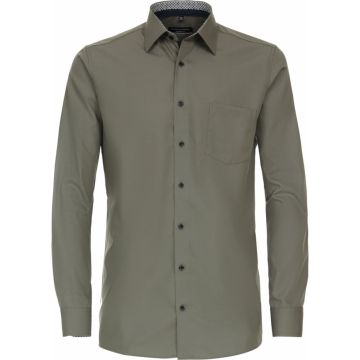 Casa Moda Mens Big Size Comfort Fit Non Iron Cotton Formal Long Sleeve Shirt With Breast Pocket