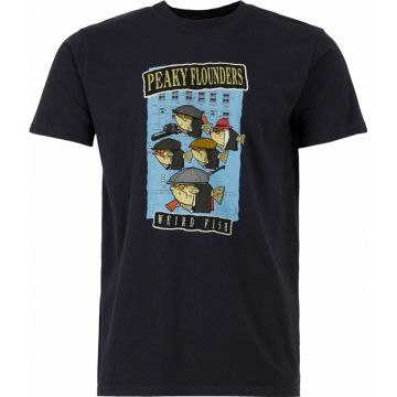 Weird Fish Mens Big Size Peaky Flounders Print Cotton Crew Neck T Shirt